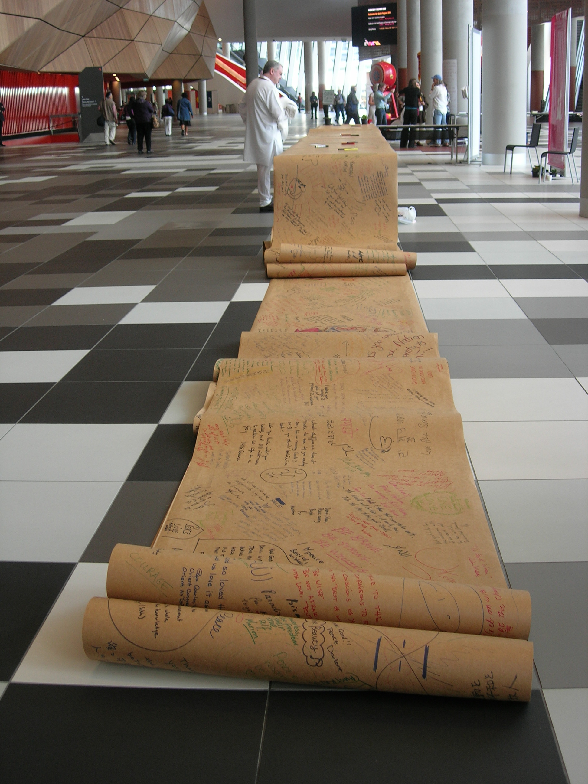 60metre_Scroll_Messages_to_Copenhagen_from_PWR 60metre_Scroll_Messages_to_Copenhagen_from_PWR