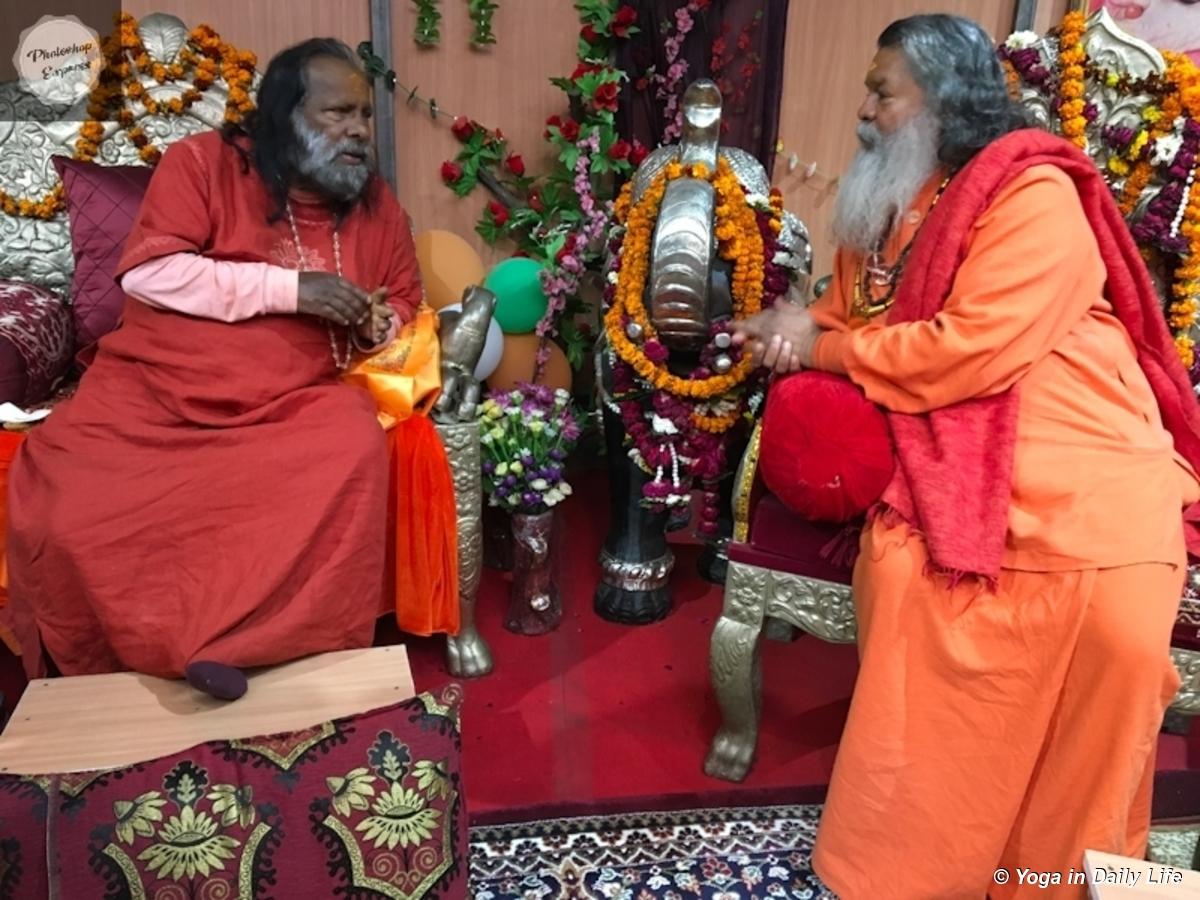 2019 Kumbh Mela, Swamiji and Famous Pilot Baba swamiji and famous pilot baba 20190208 200847