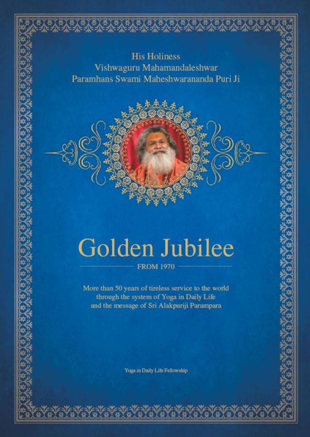 Birthday celebrations for Vishwaguruji – founder of Yoga in Daily Life