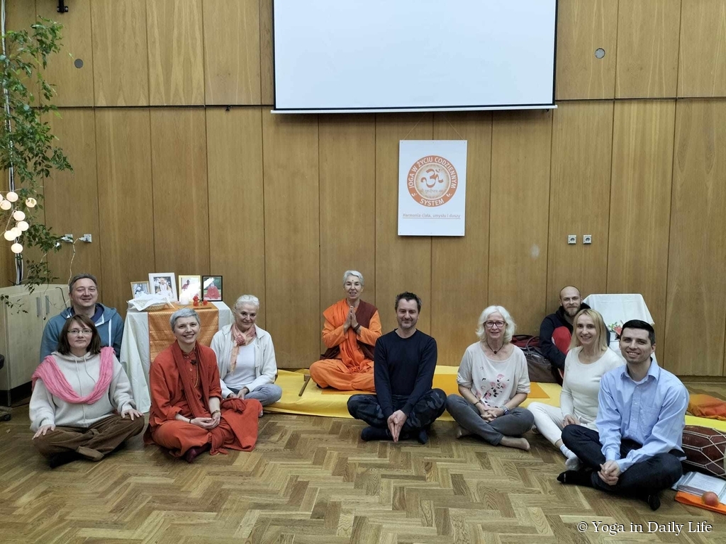 Swami Umapuri in Warsaw, Poland