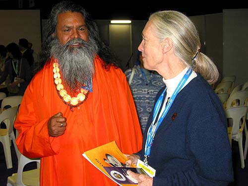 Meeting Jane Goodall, UN Messenger of Peace and renowned environmetalist Meeting Jane Goodall, UN Messenger of Peace and renowned environmetalist