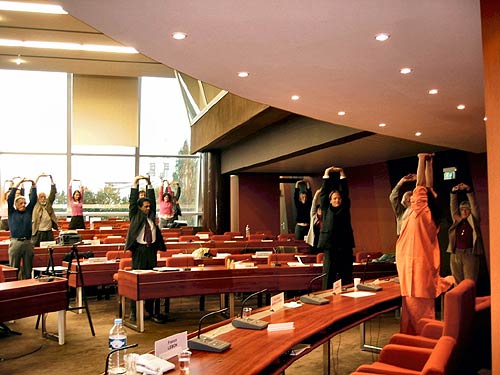 Doing tadasana Doing tadasana