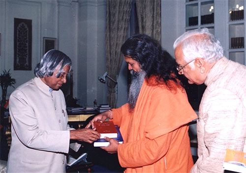 President was given the materials showing Swamiji’s life work President was given the materials showing Swamiji’s life work