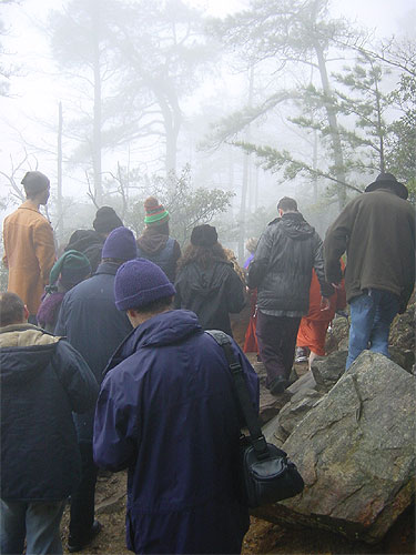 Under the Pilot Mountain, on Shivaratri day Under the Pilot Mountain, on Shivaratri day