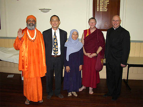 Delegates of the Adelaide Interfaith Meeting and Lecture Delegates of the Adelaide Interfaith Meeting and Lecture