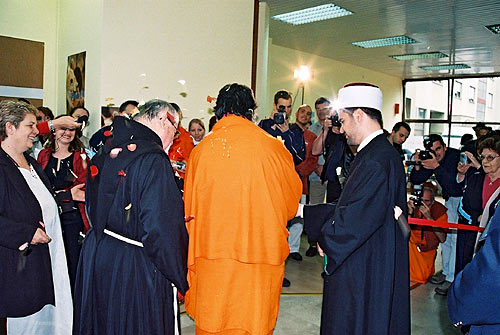 At the opening ceremony of the Multicultural Society and Television Channel At the opening ceremony of the Multicultural Society and Television Channel