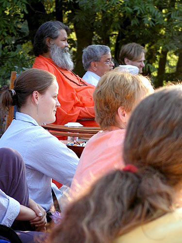 Swamiji enjoys the Conference Swamiji enjoys the Conference