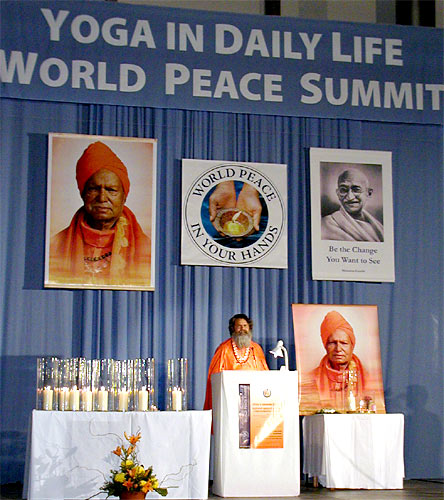 The Initiator of Yoga in Daily Life World Peace Summit, His Holiness Mahamandaleshwar Paramhans Swami Maheshwaranandaji The Initiator of Yoga in Daily Life World Peace Summit, His Holiness Mahamandaleshwar Paramhans Swami Maheshwaranandaji