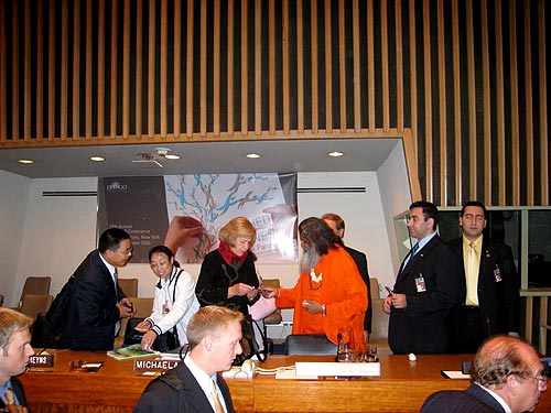 His Holiness Swamiji at the 59th UN NGO's Conference His Holiness Swamiji at the 59th UN NGO's Conference