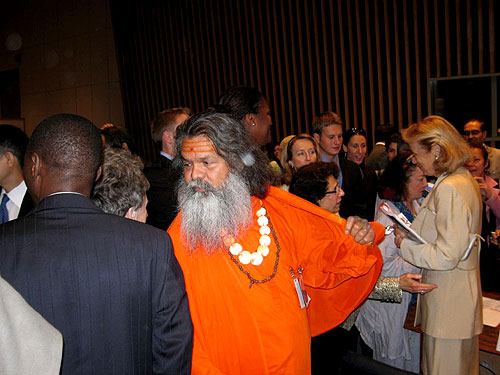 His Holiness Swamiji at the 59th UN NGO's Conference His Holiness Swamiji at the 59th UN NGO's Conference