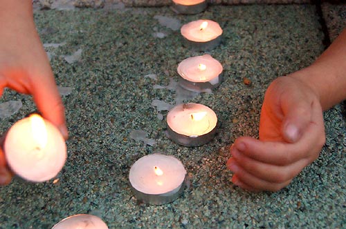 Debrecen peace candles Debrecen peace candles