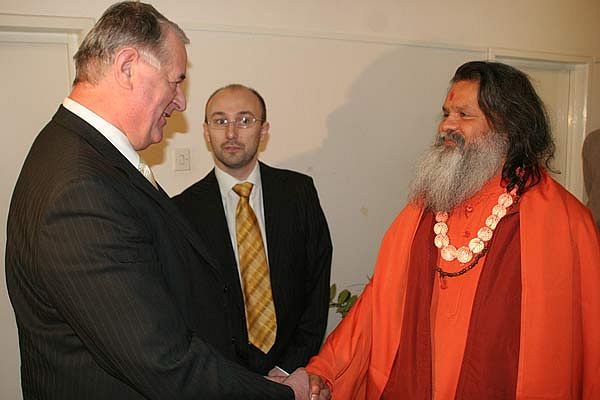 Meeting with the mayor of Novo mesto, Mr. Alojzij Muhic Meeting with the mayor of Novo mesto, Mr. Alojzij Muhic