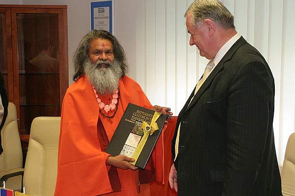 Meeting with the mayor of Novo mesto, Mr. Alojzij Muhic Meeting with the mayor of Novo mesto, Mr. Alojzij Muhic