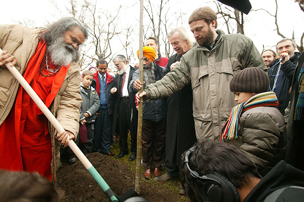 Planting a Peace Tree in Prague Planting a Peace Tree in Prague